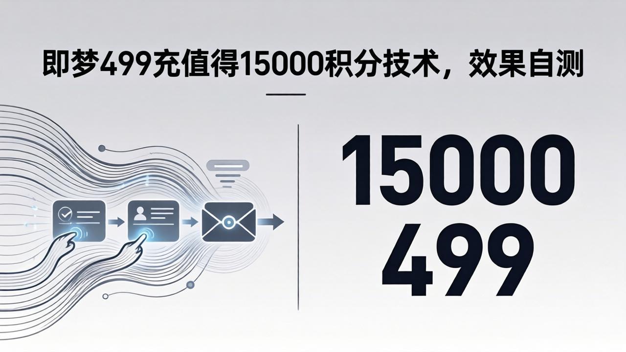 （18093期）即梦499充值得15000积分技术，效果自测网赚项目-副业赚钱-互联网创业-资源整合行知网