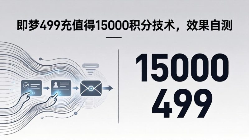 （18093期）即梦499充值得15000积分技术，效果自测网赚项目-副业赚钱-互联网创业-资源整合行知网