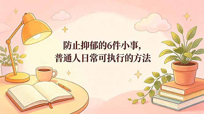 （18385期）付费文章：防止抑郁的6件小事，普通人日常可执行的方法网赚项目-副业赚钱-互联网创业-资源整合行知网