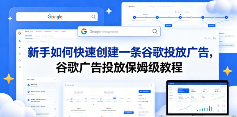 新手如何快速创建一条谷歌投放广告，谷歌广告投放保姆级教程网赚项目-副业赚钱-互联网创业-资源整合行知网