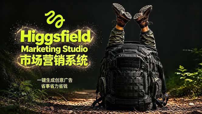 （18456期）AI广告工作流实战：从脚本到画面用Higgsfield完成，商家也能做品牌视频，省万元成本！附提示词网赚项目-副业赚钱-互联网创业-资源整合行知网